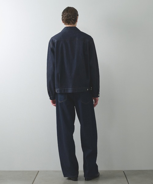 STUDIOUS(ステュディオス)の「【STUDIOUS】2ndType Denim Jacket(デニムジャケット・メンズ・ネイビー・1/2)」の3枚目の写真