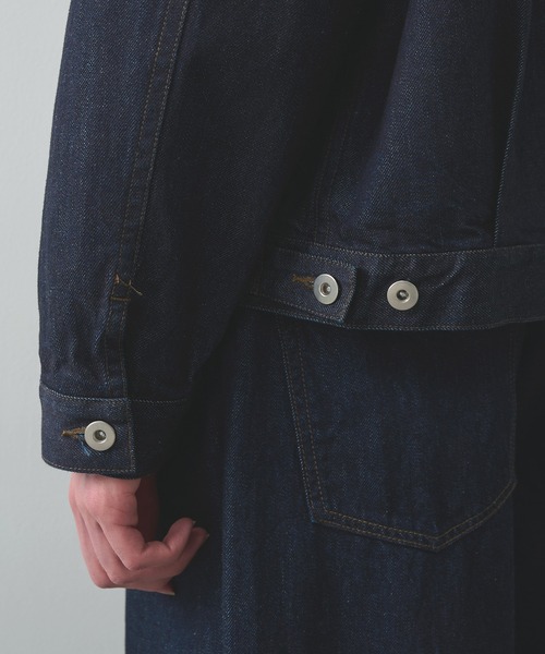 STUDIOUS(ステュディオス)の「【STUDIOUS】2ndType Denim Jacket(デニムジャケット・メンズ・ネイビー・1/2)」の5枚目の写真