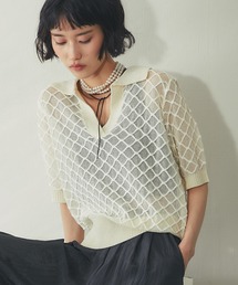 ANOTHER S（アナザーエス）の「ポロニット（Tシャツ/カットソー）」