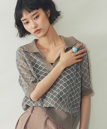 ANOTHER S（アナザーエス）の「ポロニット（Tシャツ/カットソー）」