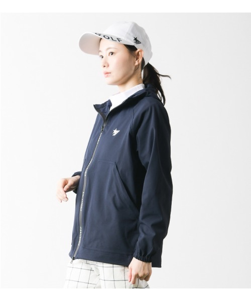 stella77golf(ステラセブンティーンセブンゴルフ)の「WX-barrierフード付キJKT(マウンテンパーカー・メンズ・ネイビー/カーキ/ブラック・LARGE/X-LARGE/XX-LARGE/MEDIUM)」の8枚目の写真