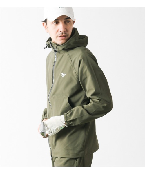 stella77golf(ステラセブンティーンセブンゴルフ)の「WX-barrierフード付キJKT(マウンテンパーカー・メンズ・ネイビー/カーキ/ブラック・LARGE/X-LARGE/XX-LARGE/MEDIUM)」の11枚目の写真