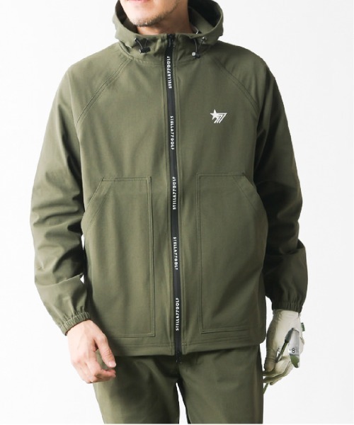 stella77golf(ステラセブンティーンセブンゴルフ)の「WX-barrierフード付キJKT(マウンテンパーカー・メンズ・ネイビー/カーキ/ブラック・LARGE/X-LARGE/XX-LARGE/MEDIUM)」の10枚目の写真