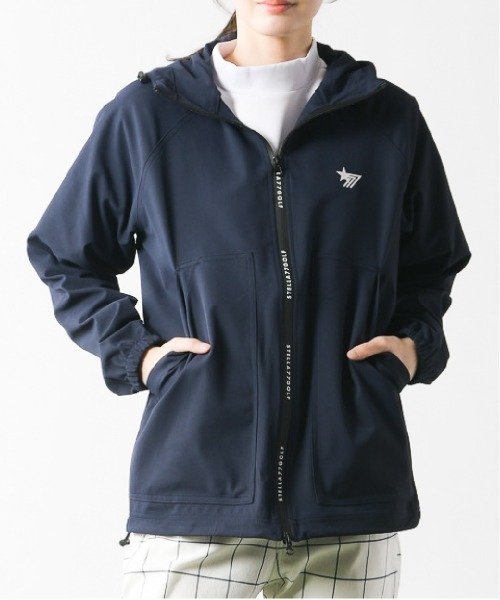 stella77golf(ステラセブンティーンセブンゴルフ)の「WX-barrierフード付キJKT(マウンテンパーカー・メンズ・ネイビー/カーキ/ブラック・LARGE/X-LARGE/XX-LARGE/MEDIUM)」の7枚目の写真