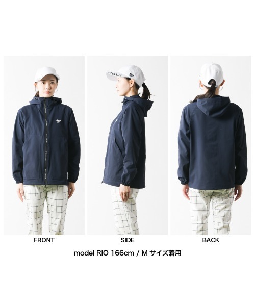 stella77golf(ステラセブンティーンセブンゴルフ)の「WX-barrierフード付キJKT(マウンテンパーカー・メンズ・ネイビー/カーキ/ブラック・LARGE/X-LARGE/XX-LARGE/MEDIUM)」の14枚目の写真