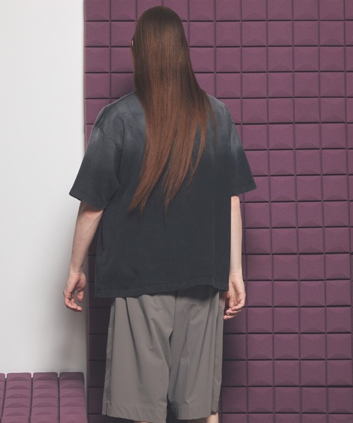 MAISON SPECIAL(メゾンスペシャル)の「《UNISEX》【MOVIE SERIES】「SESAME STREET」- Cookie Monster - Prime-Over Crew Neck Short Sleeve T-Shirt/「セサミストリート」-クッキーモンスター-プライムオーバークルーネックショートスリーブTシャツ【MAISON SPECIAL/メゾンスペシャル】(Tシャツ/カットソー・メンズ・ブラック/ネイビー・0/1/2)」の6枚目の写真