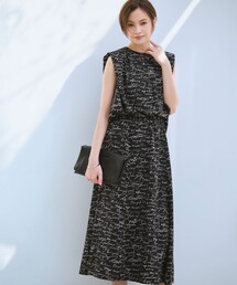 【30th ANNIVERSARY】5cityプリント ノースリーブワンピース