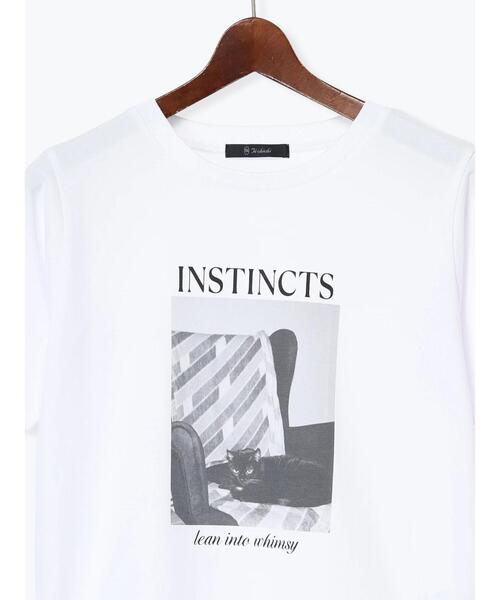 Te chichi(テチチ)の「アソートネコフォトスタンダードTシャツ(Tシャツ/カットソー・レディース・レッド/ブルー/ブラック・F)」の22枚目の写真