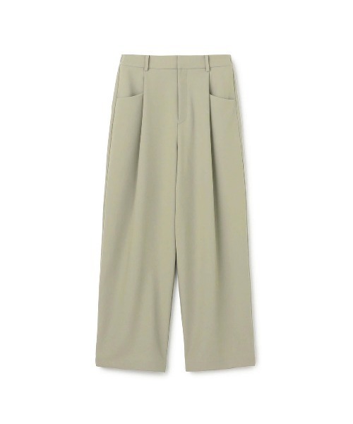 GYMPHLEX(ジムフレックス)の「Gymphlex Tuck Wide Easy Pants(ジムフレックス タック ワイドイージーパンツ)(スラックス・レディース・ブラック/グレー/グリーン系・X-LARGE/LARGE)」の6枚目の写真