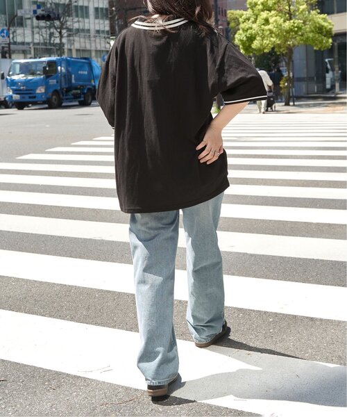 VENCEEXCHANGE(ヴァンスエクスチェンジ)の「THRASHER スラッシャー 鹿の子ポロシャツ(ポロシャツ・メンズ・ブラック・M)」の14枚目の写真