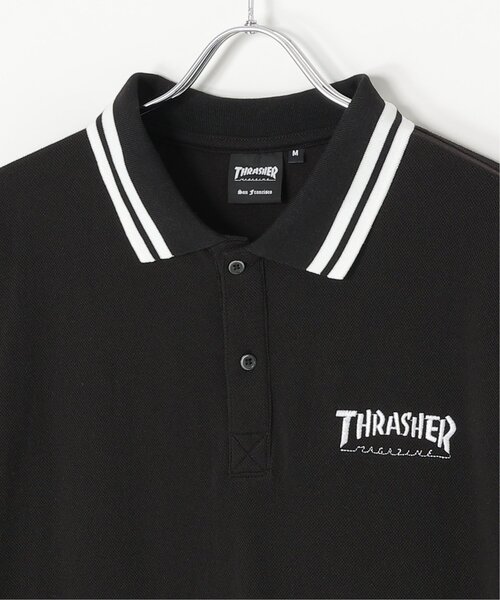 VENCEEXCHANGE(ヴァンスエクスチェンジ)の「THRASHER スラッシャー 鹿の子ポロシャツ(ポロシャツ・メンズ・ブラック・M)」の20枚目の写真