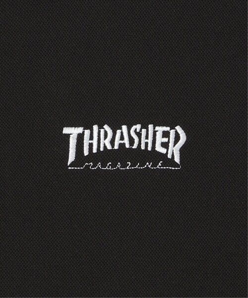 VENCEEXCHANGE(ヴァンスエクスチェンジ)の「THRASHER スラッシャー 鹿の子ポロシャツ(ポロシャツ・メンズ・ブラック・M)」の21枚目の写真