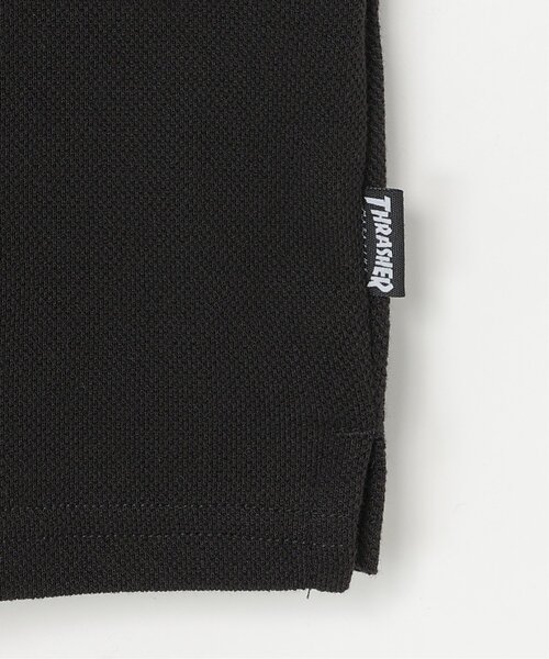 VENCEEXCHANGE(ヴァンスエクスチェンジ)の「THRASHER スラッシャー 鹿の子ポロシャツ(ポロシャツ・メンズ・ブラック・M)」の22枚目の写真