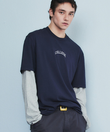 NOHANT（ノアン）の「COLLEGE LOGO T-SHIRT NAVY（Tシャツ/カットソー）」