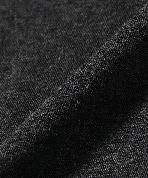fennica(フェニカ)の「homspun / 天竺 長袖Tシャツ チャコールグレー(Tシャツ/カットソー・レディース・ブラック系その他4・LARGE/MEDIUM)」の7枚目の写真