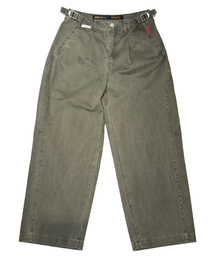 WASHED TAPERED PANTS KHAKI