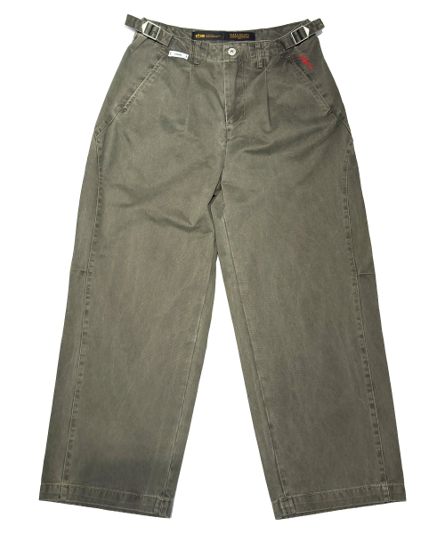 STIGMA(スティグマ)の「WASHED TAPERED PANTS KHAKI(その他パンツ・メンズ・その他・X-LARGE/MEDIUM/LARGE)」の1枚目の写真