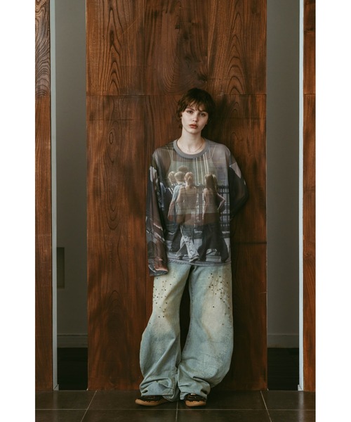 Knuth Marf(クヌースマーフ)の「school sheer long-sleeve tee(unisex)(Tシャツ/カットソー・レディース・その他・FREE)」の4枚目の写真