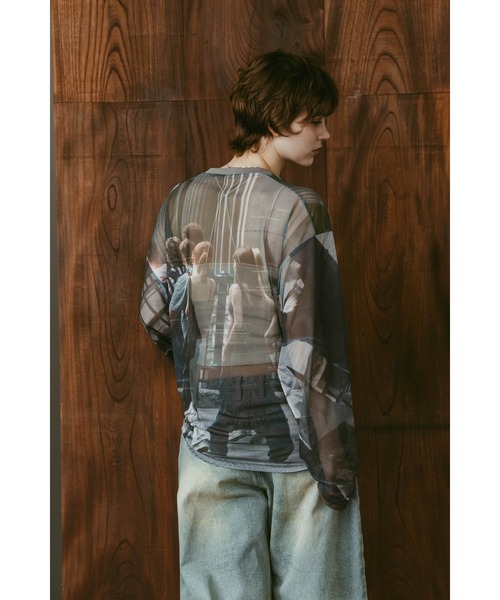 Knuth Marf(クヌースマーフ)の「school sheer long-sleeve tee(unisex)(Tシャツ/カットソー・レディース・その他・FREE)」の3枚目の写真