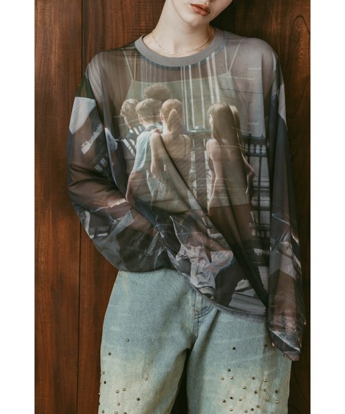 Knuth Marf(クヌースマーフ)の「school sheer long-sleeve tee(unisex)(Tシャツ/カットソー・レディース・その他・FREE)」の16枚目の写真