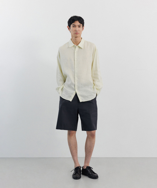 BLANKROOM(ブランクルーム)の「フレンチリネンシャツ_LIME(シャツ/ブラウス・メンズ・その他・1/2/3/4)」の2枚目の写真