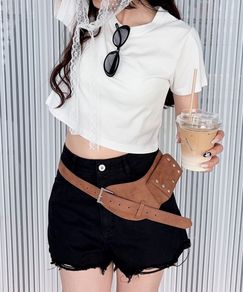 repipi armario(レピピ アルマリオ)の「ポーチツキベルト(ベルト・キッズ・ブラウン・FREE)」の19枚目の写真