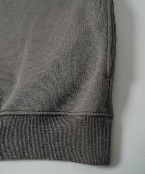 EGO TRIPPING(エゴトリッピング)の「mpa4148-COWL-WOOL SWEAT PARKA print スウェットパーカー(666709)(パーカー・メンズ・ネイビー/ブラック/グレイッシュベージュ・48/46)」の9枚目の写真