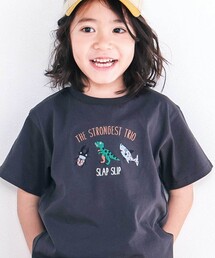 SLAP SLIP（スラップスリップ）の「【スララク 吸汗速乾 接触冷感 オーガニックコットン】わくわく男の子半袖Tシャツ(80~130cm)（Tシャツ/カットソー）」