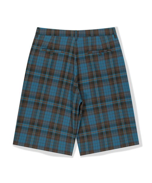 WKNDRS(ウィーキャンドース)の「PLAID EASY SHORTS (BLUE)(その他パンツ・レディース・その他・LARGE/X-LARGE/MEDIUM)」の2枚目の写真