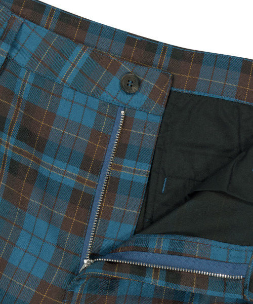 WKNDRS(ウィーキャンドース)の「PLAID EASY SHORTS (BLUE)(その他パンツ・レディース・その他・LARGE/X-LARGE/MEDIUM)」の3枚目の写真