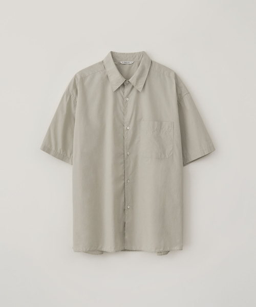 BLANKROOM(ブランクルーム)の「フルイドハーフシャツ_BEIGE(シャツ/ブラウス・メンズ・その他・1/2/4/3)」の1枚目の写真
