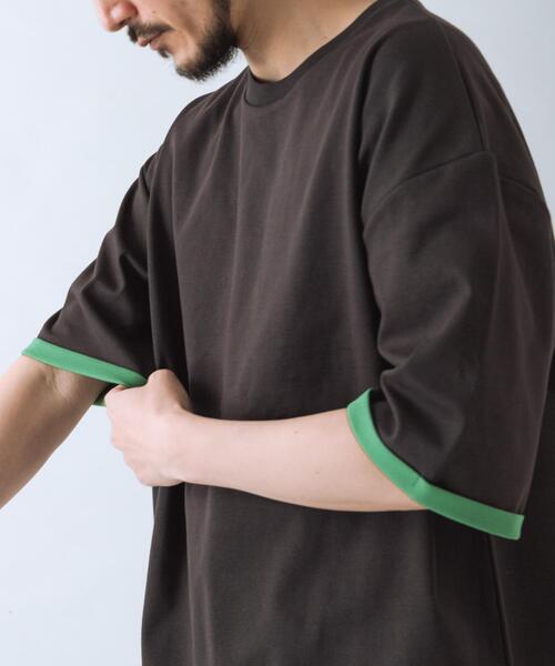 ITEMS URBANRESEARCH(アイテムズ アーバンリサーチ)の「『接触冷感/吸水速乾/UVカット』多機能 Wフェイス クルーネック Tシャツ(Tシャツ/カットソー・メンズ・その他3/その他2/その他4/その他1・MEDIUM/LARGE)」の1枚目の写真