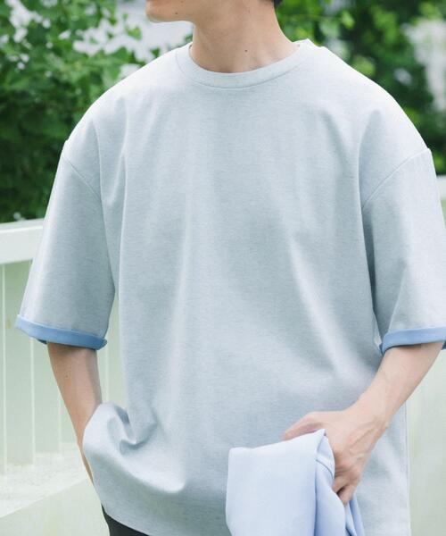 ITEMS URBANRESEARCH(アイテムズ アーバンリサーチ)の「『接触冷感/吸水速乾/UVカット』多機能 Wフェイス クルーネック Tシャツ(Tシャツ/カットソー・メンズ・その他3/その他2/その他4/その他1・MEDIUM/LARGE)」の5枚目の写真