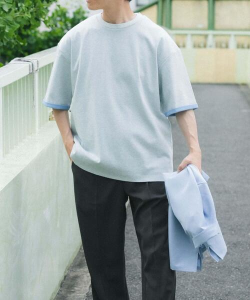 ITEMS URBANRESEARCH(アイテムズ アーバンリサーチ)の「『接触冷感/吸水速乾/UVカット』多機能 Wフェイス クルーネック Tシャツ(Tシャツ/カットソー・メンズ・その他3/その他2/その他4/その他1・MEDIUM/LARGE)」の8枚目の写真