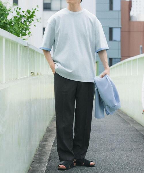 ITEMS URBANRESEARCH(アイテムズ アーバンリサーチ)の「『接触冷感/吸水速乾/UVカット』多機能 Wフェイス クルーネック Tシャツ(Tシャツ/カットソー・メンズ・その他3/その他2/その他4/その他1・MEDIUM/LARGE)」の9枚目の写真