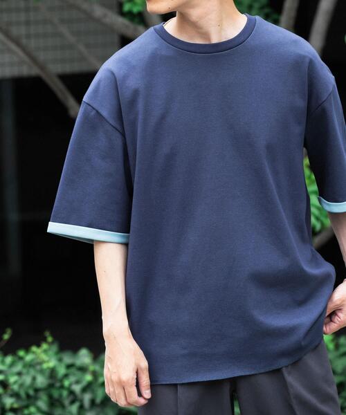 ITEMS URBANRESEARCH(アイテムズ アーバンリサーチ)の「『接触冷感/吸水速乾/UVカット』多機能 Wフェイス クルーネック Tシャツ(Tシャツ/カットソー・メンズ・その他3/その他2/その他4/その他1・MEDIUM/LARGE)」の10枚目の写真