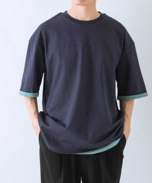 ITEMS URBANRESEARCH(アイテムズ アーバンリサーチ)の「『接触冷感/吸水速乾/UVカット』多機能 Wフェイス クルーネック Tシャツ(Tシャツ/カットソー・メンズ・その他3/その他2/その他4/その他1・MEDIUM/LARGE)」の5枚目の写真