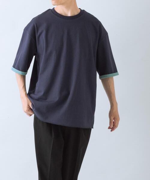 ITEMS URBANRESEARCH(アイテムズ アーバンリサーチ)の「『接触冷感/吸水速乾/UVカット』多機能 Wフェイス クルーネック Tシャツ(Tシャツ/カットソー・メンズ・その他3/その他2/その他4/その他1・MEDIUM/LARGE)」の6枚目の写真