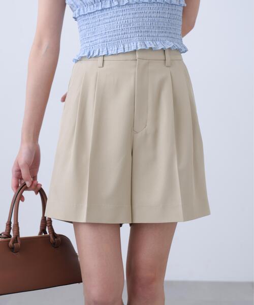 FREE'S MART（フリーズマート）の「◆タックショートパンツ（その他パンツ・レディース・グレー/ベージュ/ブラック・SMALL/MEDIUM）」の3枚目の写真