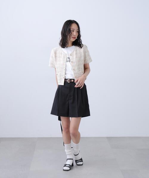 FREE'S MART（フリーズマート）の「◆タックショートパンツ（その他パンツ・レディース・グレー/ベージュ/ブラック・SMALL/MEDIUM）」の7枚目の写真