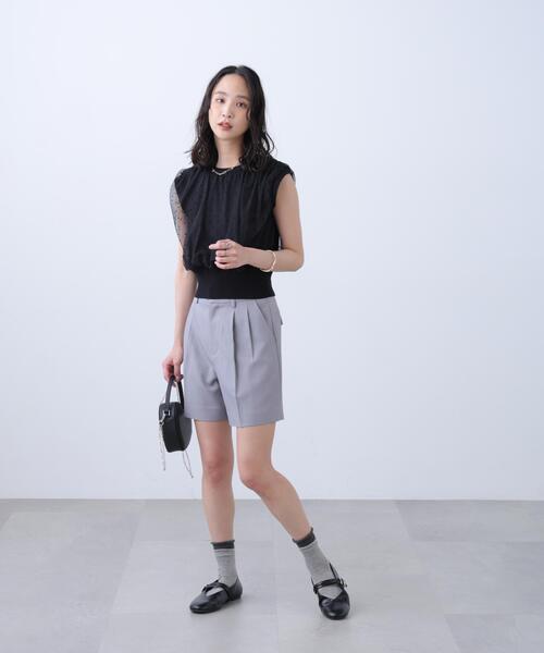 FREE'S MART（フリーズマート）の「◆タックショートパンツ（その他パンツ・レディース・グレー/ベージュ/ブラック・SMALL/MEDIUM）」の15枚目の写真