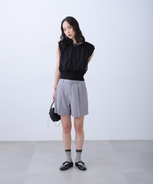FREE'S MART（フリーズマート）の「◆タックショートパンツ（その他パンツ・レディース・グレー/ベージュ/ブラック・SMALL/MEDIUM）」の16枚目の写真