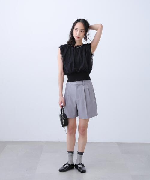 FREE'S MART（フリーズマート）の「◆タックショートパンツ（その他パンツ・レディース・グレー/ベージュ/ブラック・SMALL/MEDIUM）」の17枚目の写真