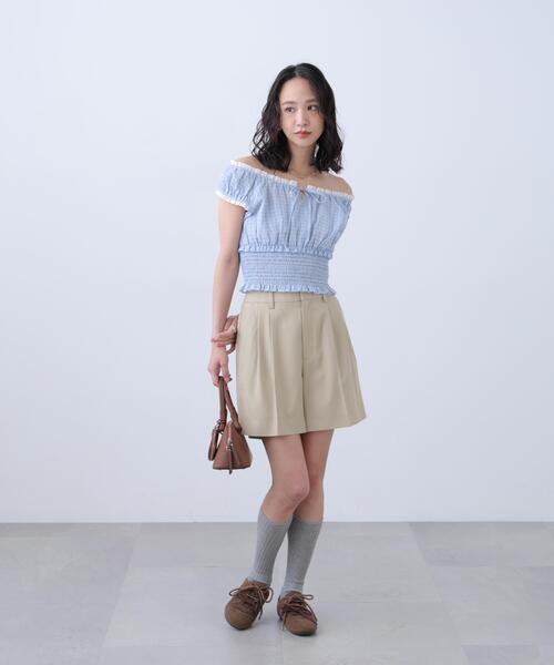 FREE'S MART（フリーズマート）の「◆タックショートパンツ（その他パンツ・レディース・グレー/ベージュ/ブラック・SMALL/MEDIUM）」の18枚目の写真