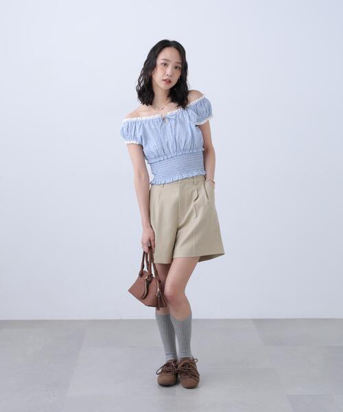 FREE'S MART（フリーズマート）の「◆タックショートパンツ（その他パンツ・レディース・グレー/ベージュ/ブラック・SMALL/MEDIUM）」の19枚目の写真