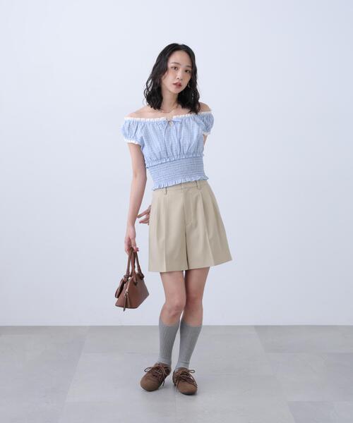 FREE'S MART（フリーズマート）の「◆タックショートパンツ（その他パンツ・レディース・グレー/ベージュ/ブラック・SMALL/MEDIUM）」の20枚目の写真