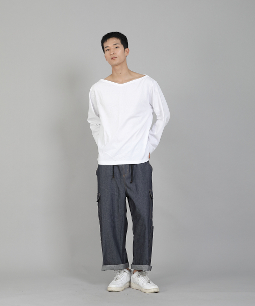 SAINTCREW(セントクルー)の「無地ボートネック16sコットン長袖TシャツPBL-890ホワイト(Tシャツ/カットソー・メンズ・その他・LARGE/X-LARGE/XX-LARGE/XXX-LARGE/XXXX-LARGE/MEDIUM)」の14枚目の写真