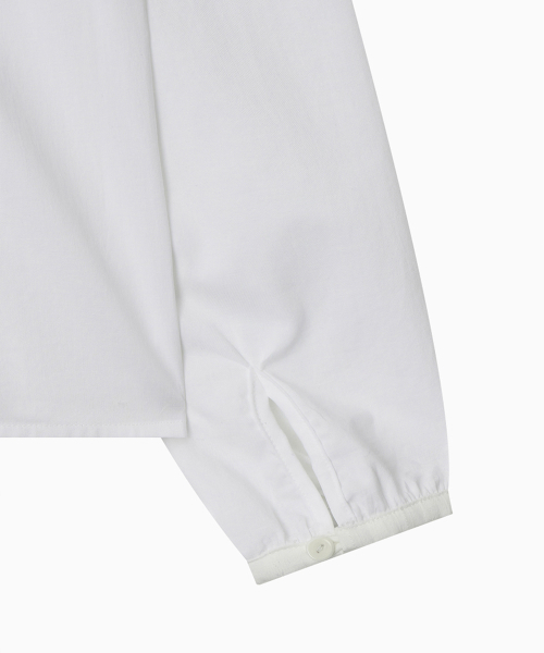 OHESHIO（オヘシオ）の「SMOCKED SHIRRING BLOUSE, WHITE（シャツ/ブラウス・レディース・その他・FREE）」の11枚目の写真