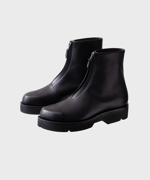 foot the coacher(フットザコーチャー)の「QBLIQUE FRONT ZIP MONOLITE(ブーツ・メンズ・ブラック・8/9)」の1枚目の写真