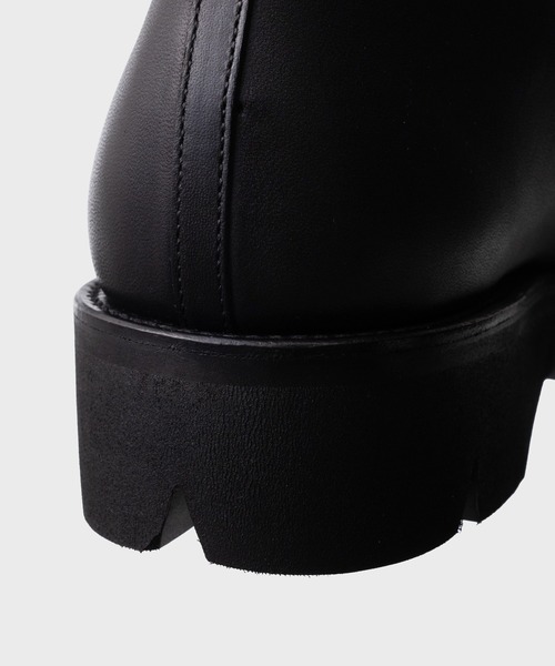 foot the coacher(フットザコーチャー)の「QBLIQUE FRONT ZIP MONOLITE(ブーツ・メンズ・ブラック・8/9)」の4枚目の写真